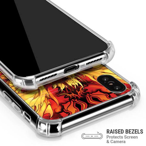 Fire Dragon by Ruth Thompson iPhone XS Max Clear Case